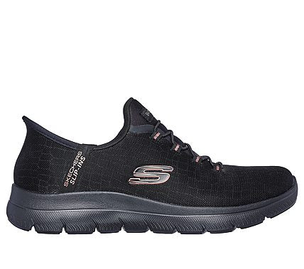 Skechers 150128 Deportivo Slip-Ins con elásticos negro