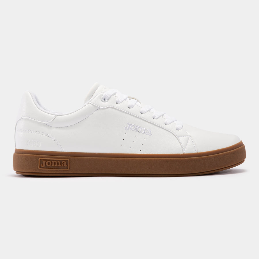 Joma Classic  Deportiva retro blanca marrón