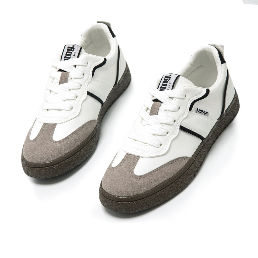Mustang 60516 Zapatilla retro blanca combinada negro