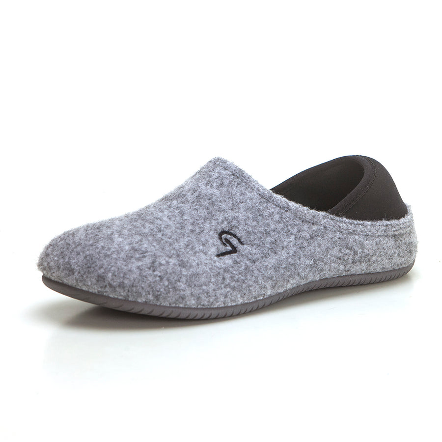 Garzón 16651.279 Zapatilla de ir por casa hombre cerrada y destalonada gris