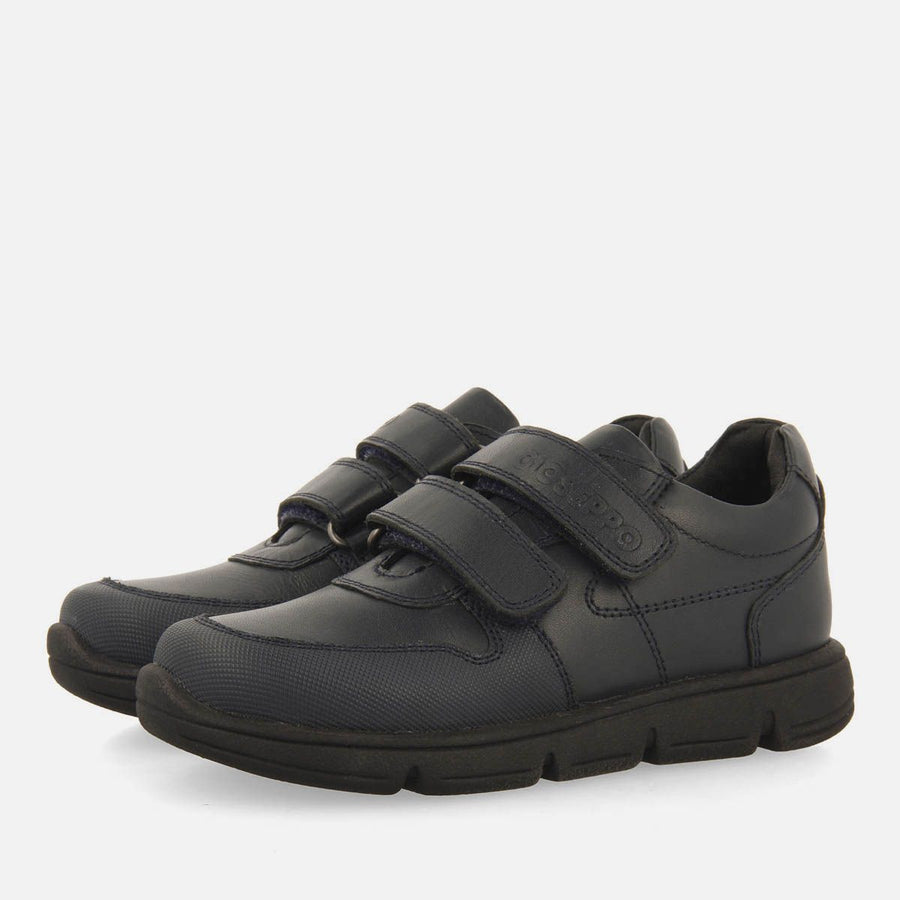 Gioseppo Marvede Zapato colegial tipo deportivo velcros marino.