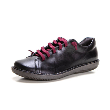 Chacal 6820 Zapato sport con cordones elásticos negro