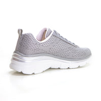 Skechers 12719 Deportiva cuña gris