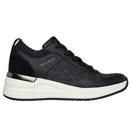 Skechers 177331 Deportiva casual con cuña negro