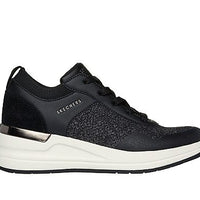 Skechers 177331 Deportiva casual con cuña negro