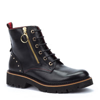 Pikolinos W6S-8619 Bota militar remaches negro