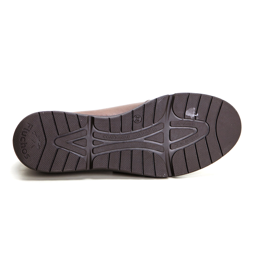 Fluchos F1813  Zapato confort con velcro plano cuero