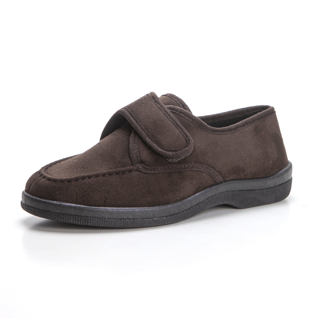 Doctor Cutillas 21292 Zapatilla de Lycra de hombre con velcro marrón