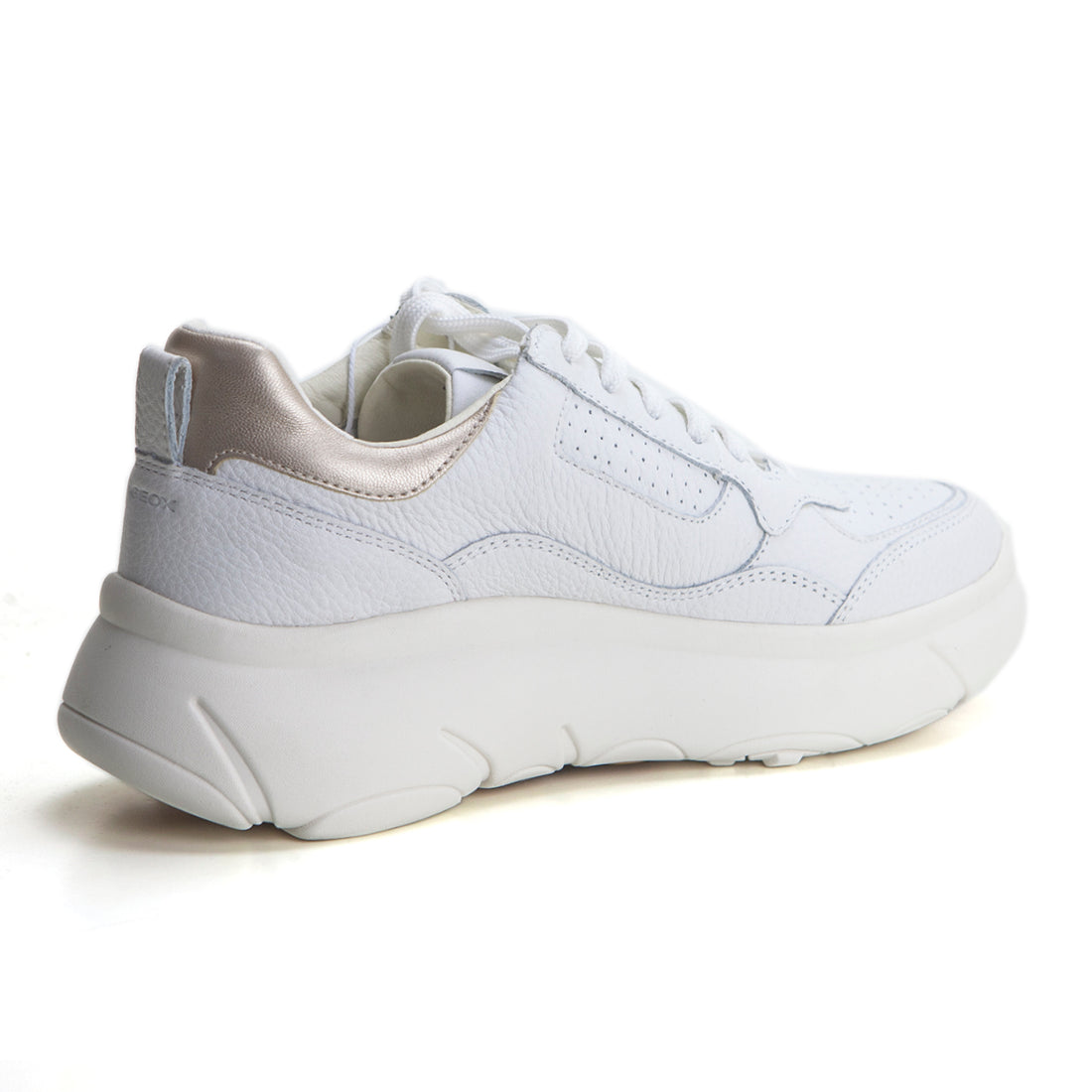 Geox D45NHB Deportiva casual piel blanco