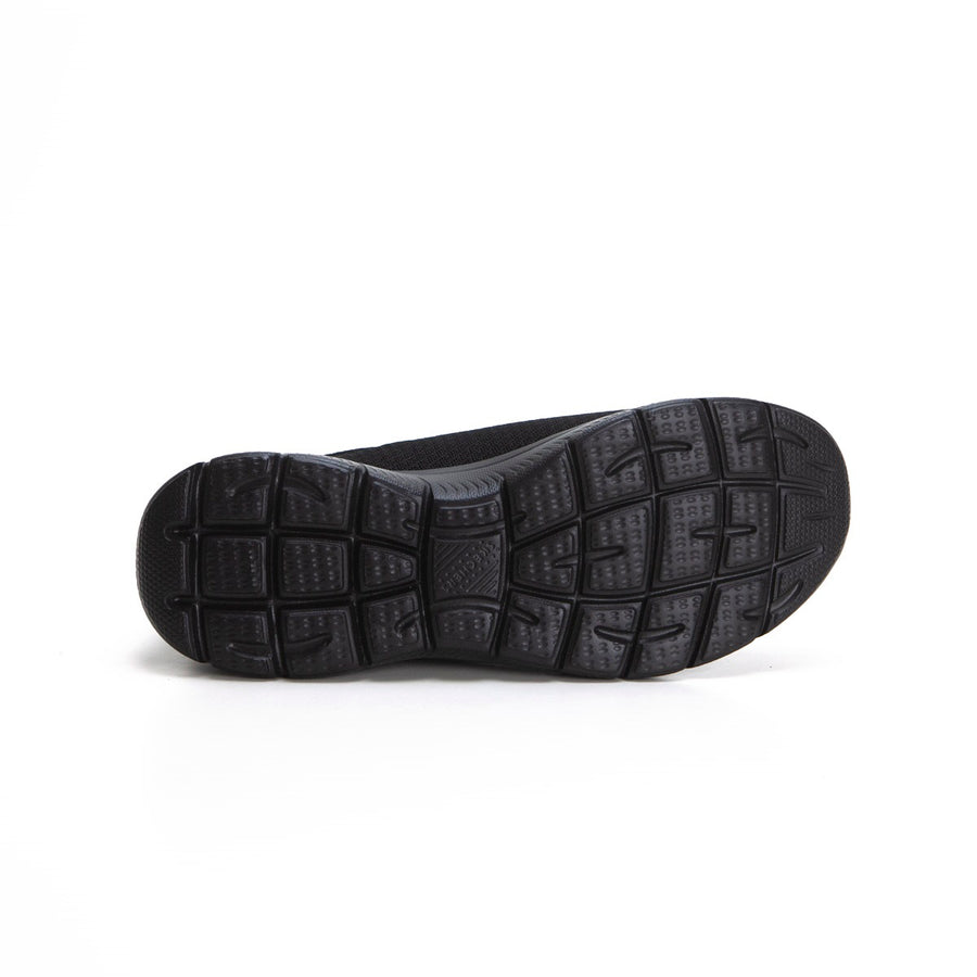 Skechers 12980 Deportiva memory foam con elásticos negro