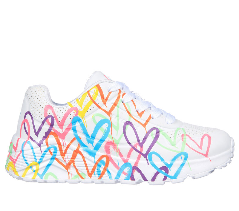 Skechers 314064L Deportiva corazones blanco