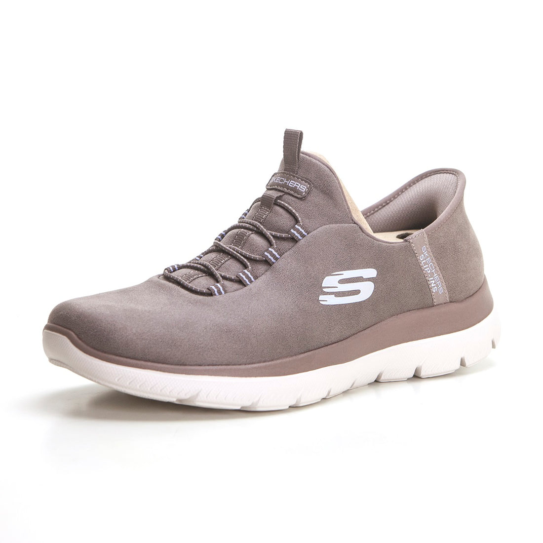 Skechers 150254 Deportivo Slip-Ins con elásticos marrón