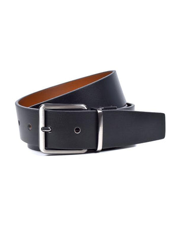 Bellido 568-35 HEB.5313-13 Cinturón casual reversible negro/cuero