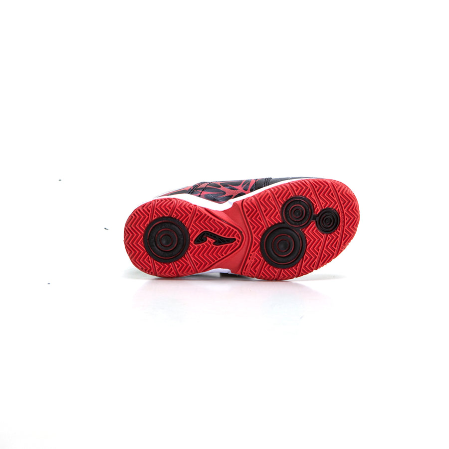 Joma Super Copa Zapatilla de fútbol sala con velcro NEGRO