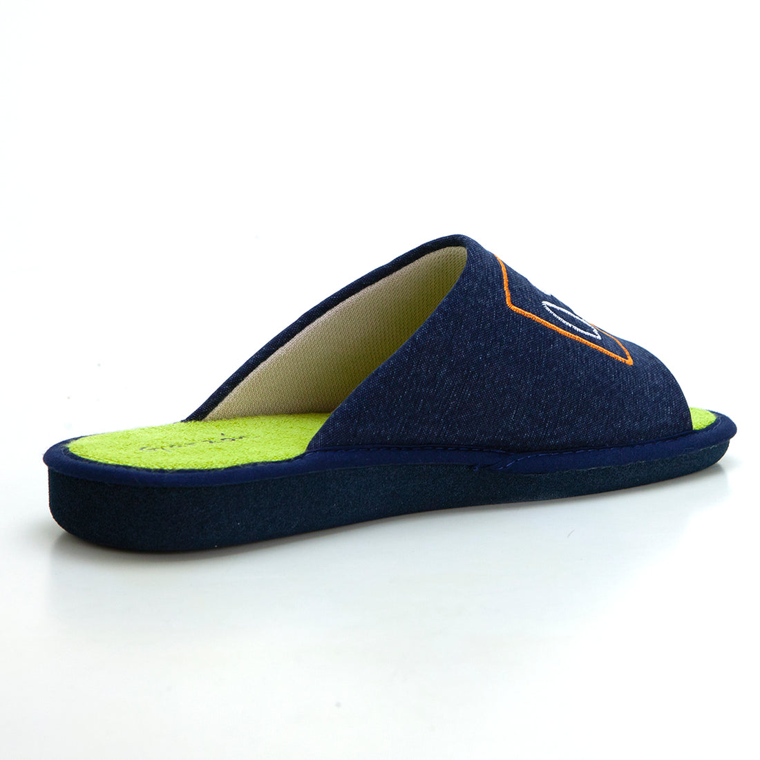 Garzón P386.127 Zapatilla de estar por casa destalonada surf marino.