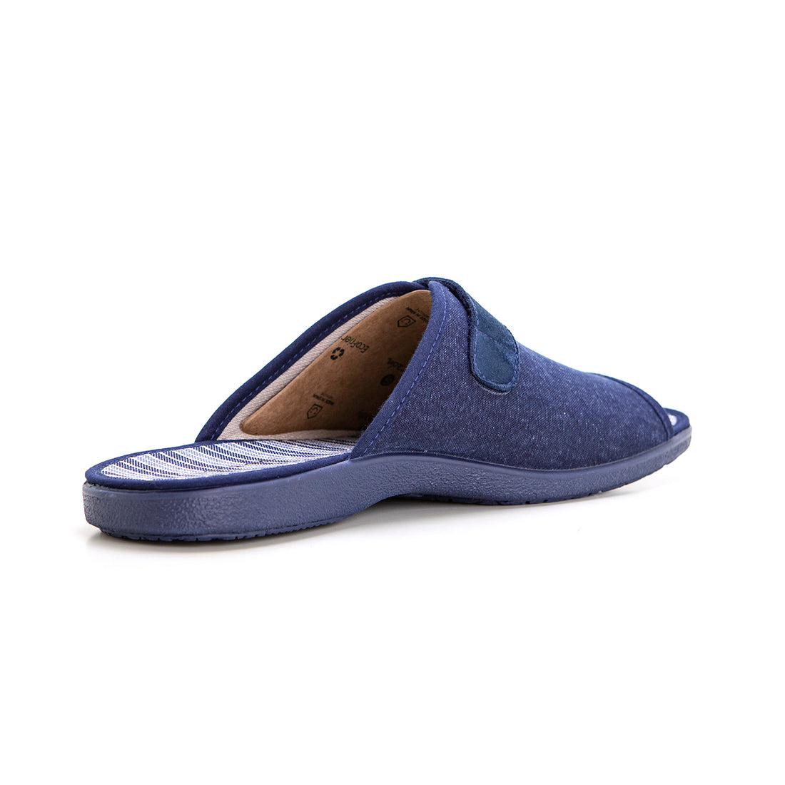 Garzón 6961.127 Zapatilla de estar por casa velcro destalonada marino.