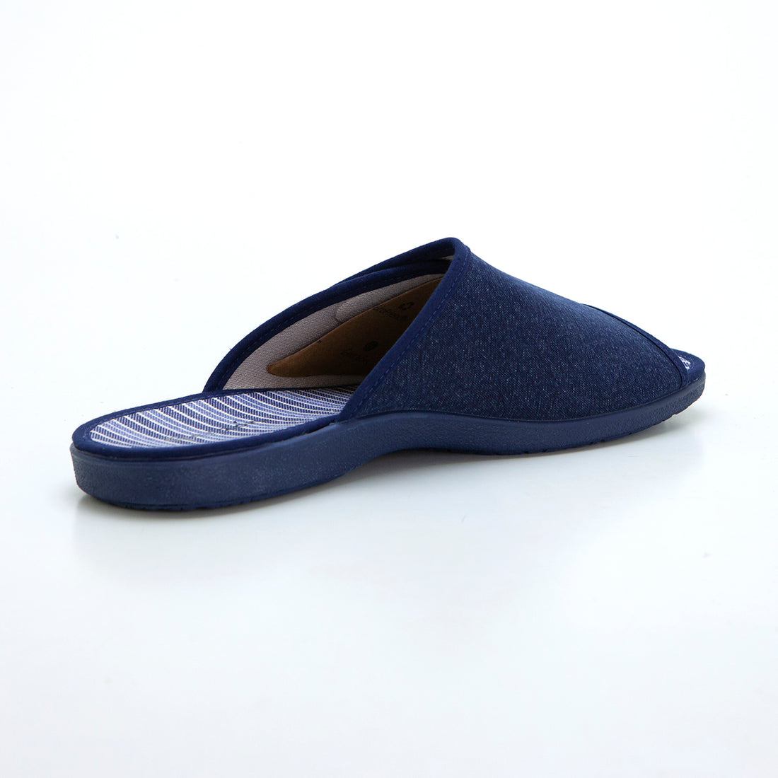 Garzón 6966.127 Zapatilla de estar por casa velcro destalonada marino.