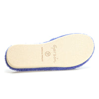 Garzón P410.130 Zapatilla de ir por casa rizo celeste.