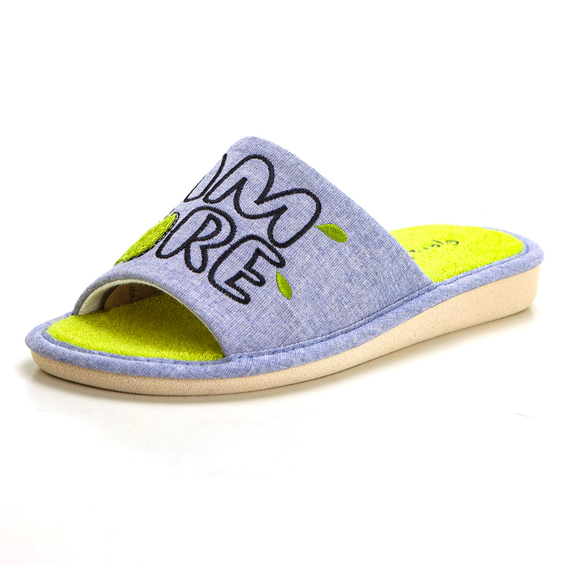 Garzón P413.119 Zapatilla de ir por casa mujer destalonada manzana.