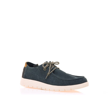 Mustang 84335 Zapatilla de lona hombre wallaby marino.