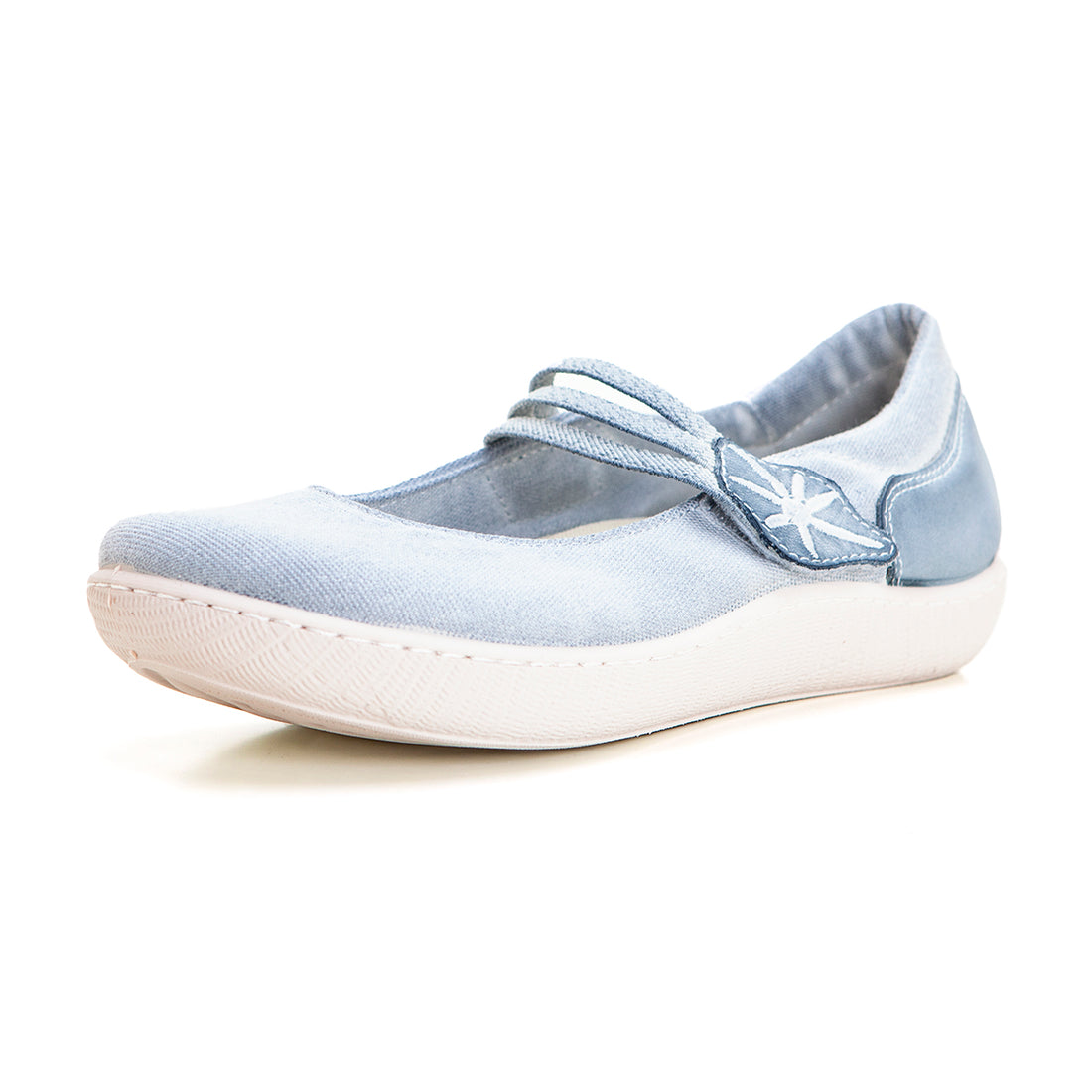 Sunni Sabbi Misen Zapatilla de lona tipo mercedes velcro gris.