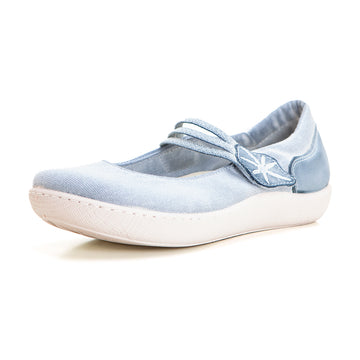 Sunni Sabbi Misen Zapatilla de lona tipo mercedes velcro gris.