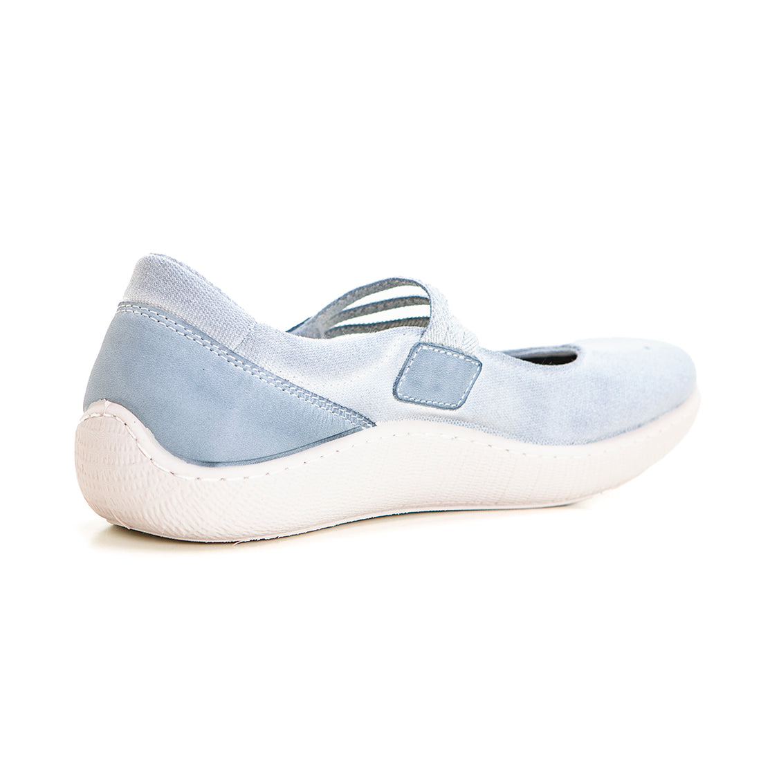 Sunni Sabbi Misen Zapatilla de lona tipo mercedes velcro gris.
