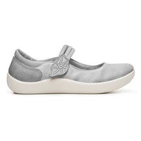 Sunni Sabbi Misen Zapatilla de lona tipo mercedes velcro gris.