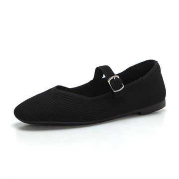 Carmina Jhilton 2467 Mercedes textil flexible negro.