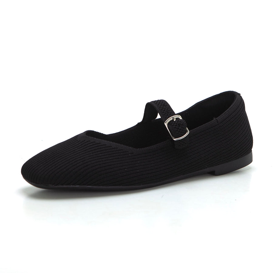 Carmina Jhilton 2467 Mercedes textil flexible negro.