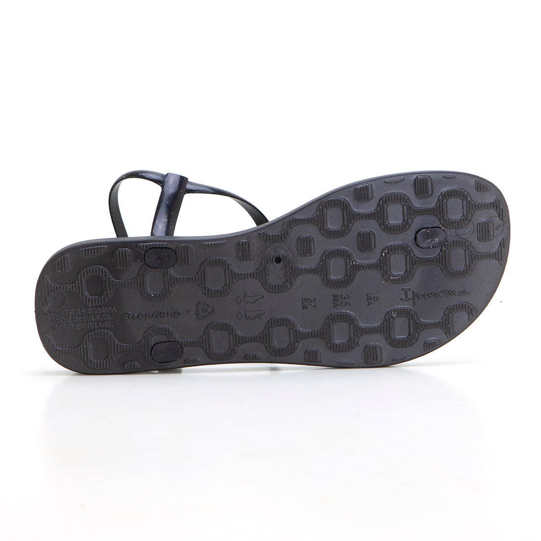 Ipanema 27299 Sandalia esclava de baño glitter negro.