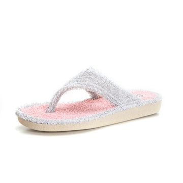 Cabrera 2301 Zapatilla de ir por casa de dedo rizo perla.