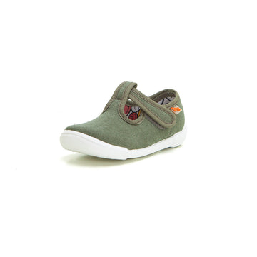 Ladi 7775-558 Zapatilla de lona tipo sandalia boba kaki