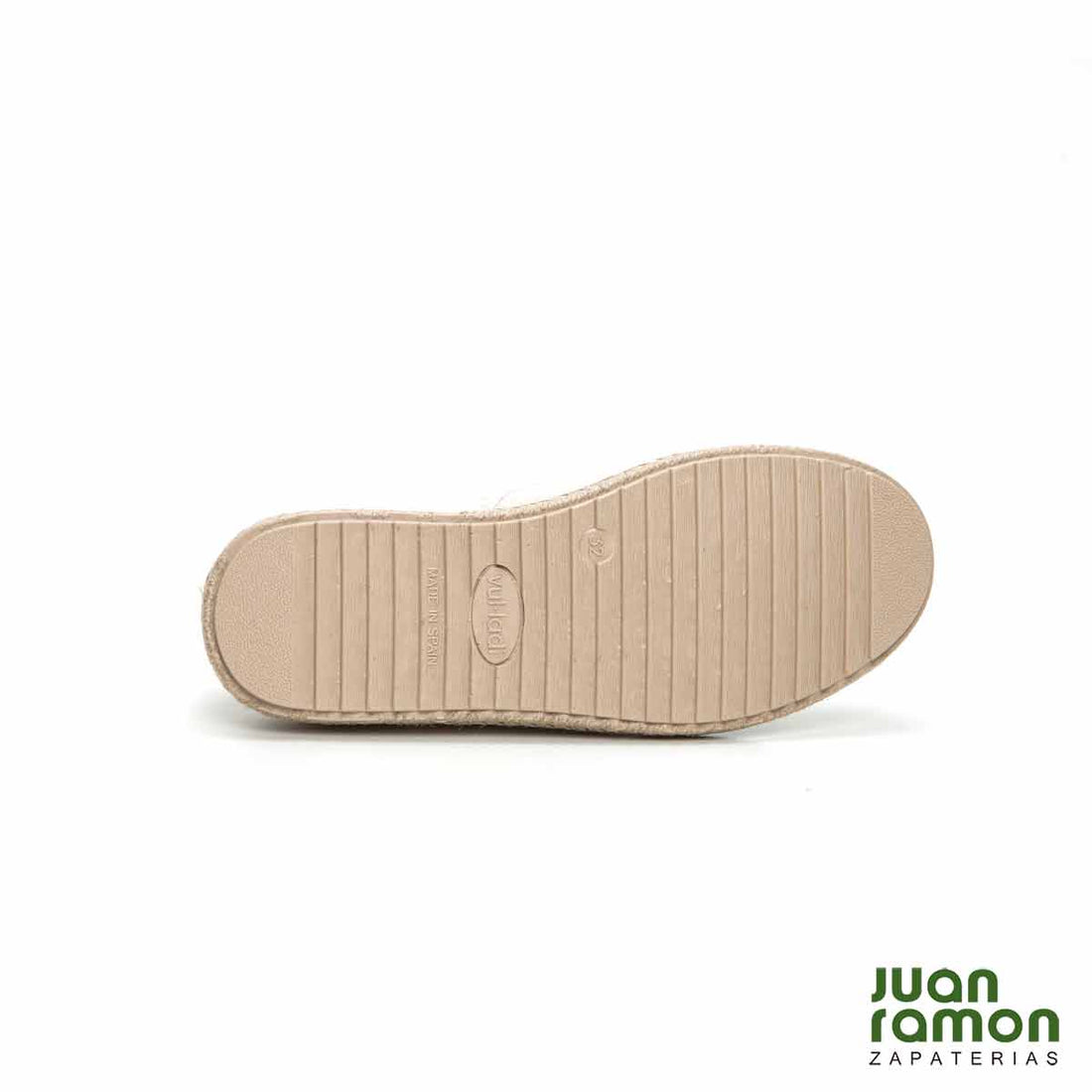 Vul.Ladi 7354-650 Zapatilla de lona vestir cordones lino.
