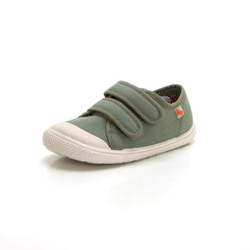 Vulladi 8195-558 Zapatilla de lona Barefoot kaki.