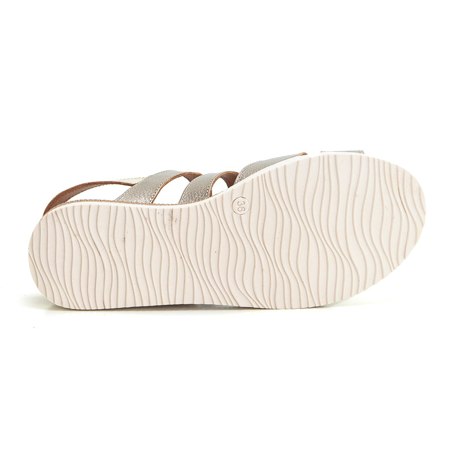 Jordana 681-2489 Sandalia con velcros combinada.