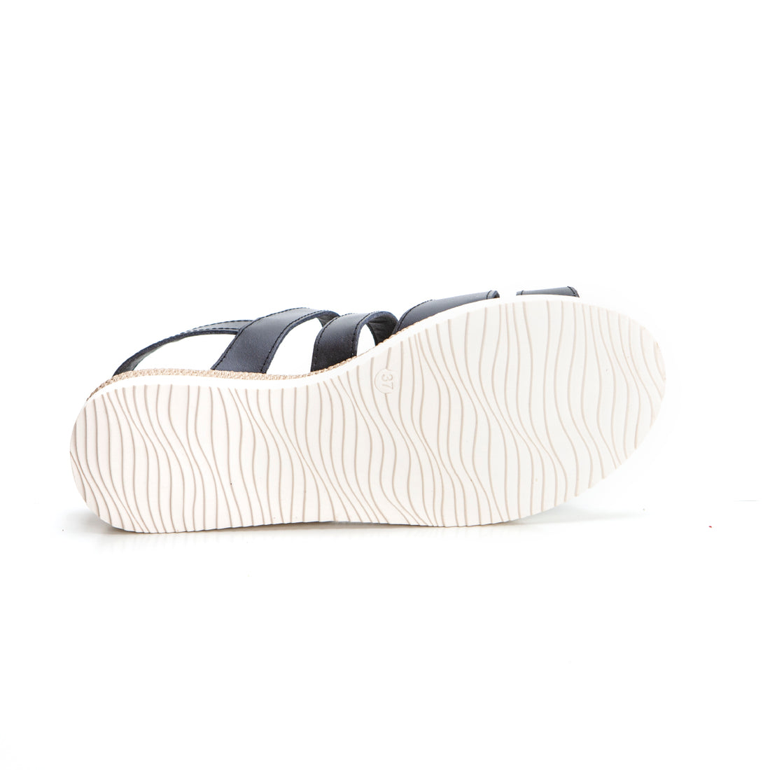 Jordana 681-2489 Sandalia con velcros negro.