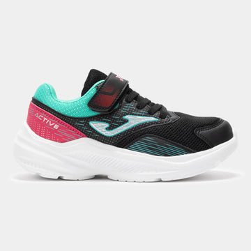 Joma Active Jr Zapatilla running de niño negro