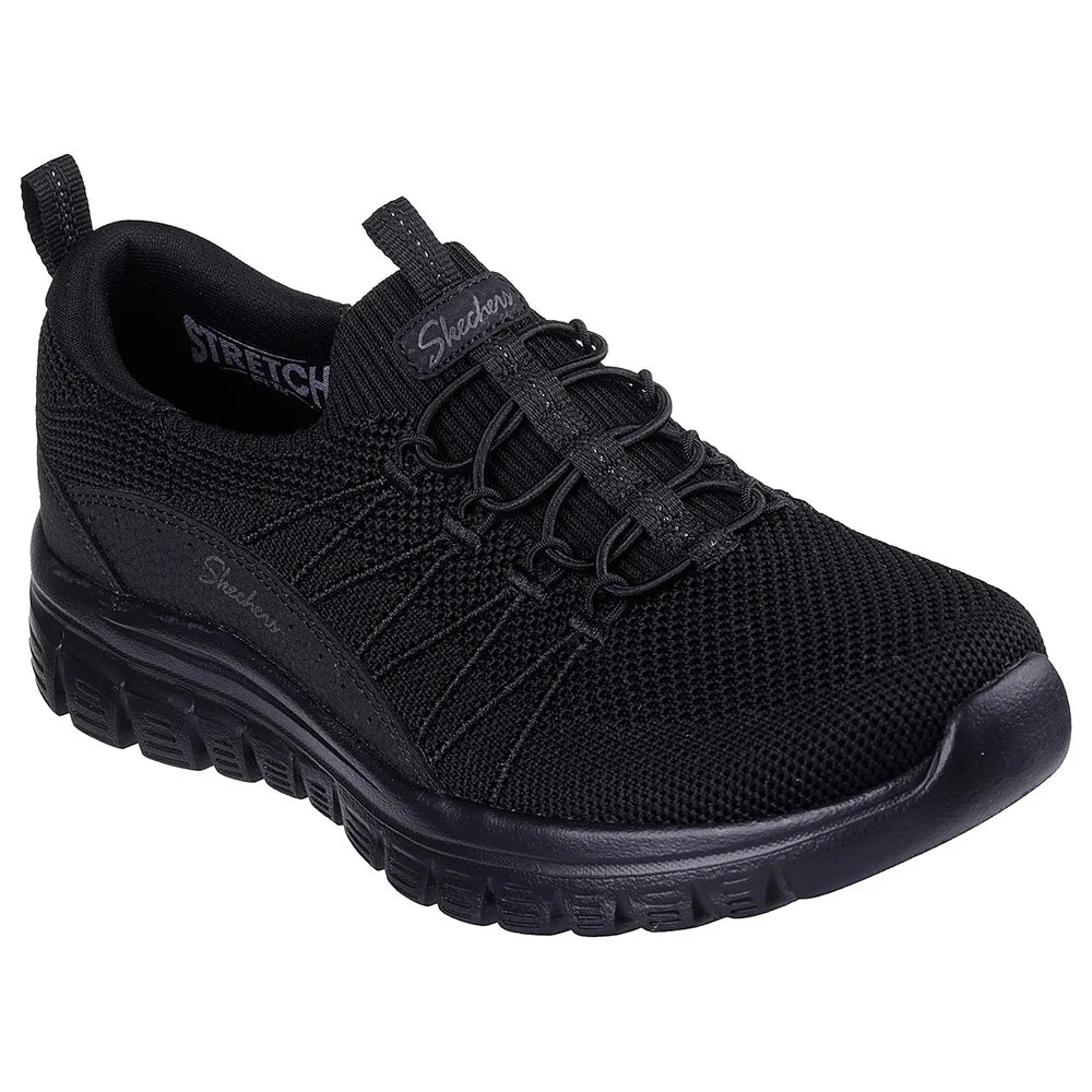 SKECHERS 100702 Deportiva Strech negro
