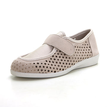 DOCTOR CUTILLAS 10001 Zapatilla confort calada platino.
