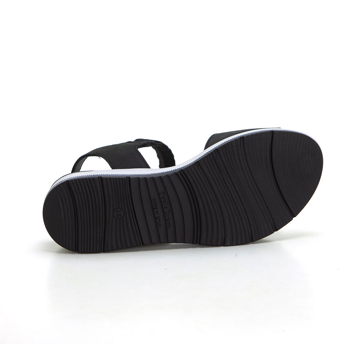 Paula Urban 8-216 Sandalia con plataforma negro.