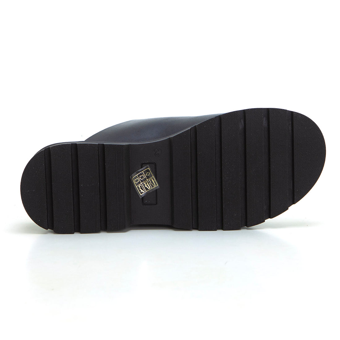 Patricia Miller 6602 Zueco 2 hebillas plataforma negro.