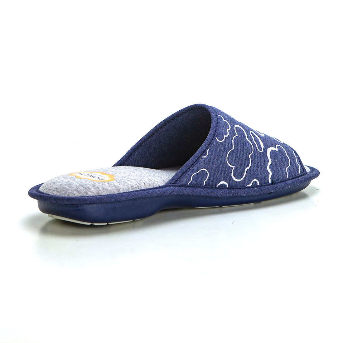 Bio Relax 4110 Zapatilla de estar por casa nubes tejano.