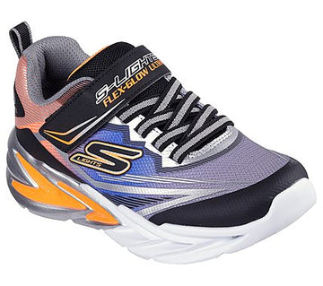 Skechers 400139L-N Zapatilla niño con luces negro plata