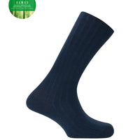 Punto Blanco 1352810 Calcetines de bambú de canalé marino- puño antipresión 39-45
