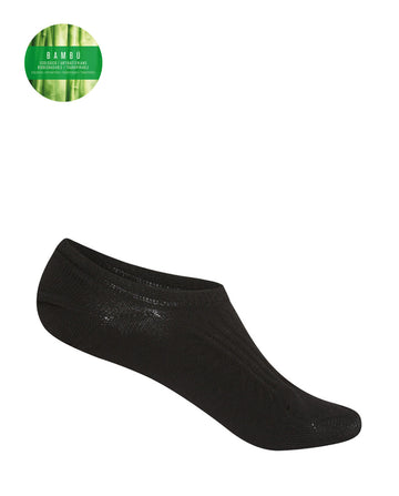 Punto Blanco 1353000 Calcetines de bambú invisibles negro.