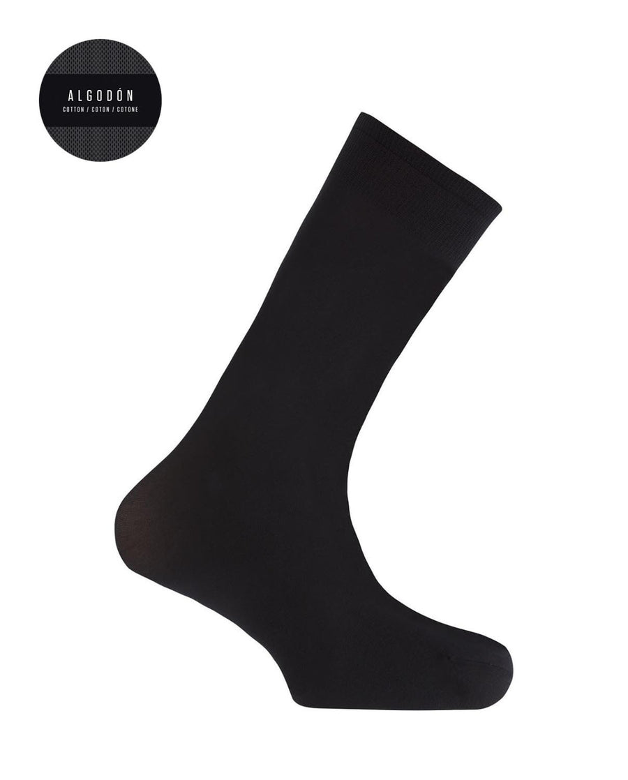 Punto Blanco 1347010 Calcetines de algodón lisos - Manager negro