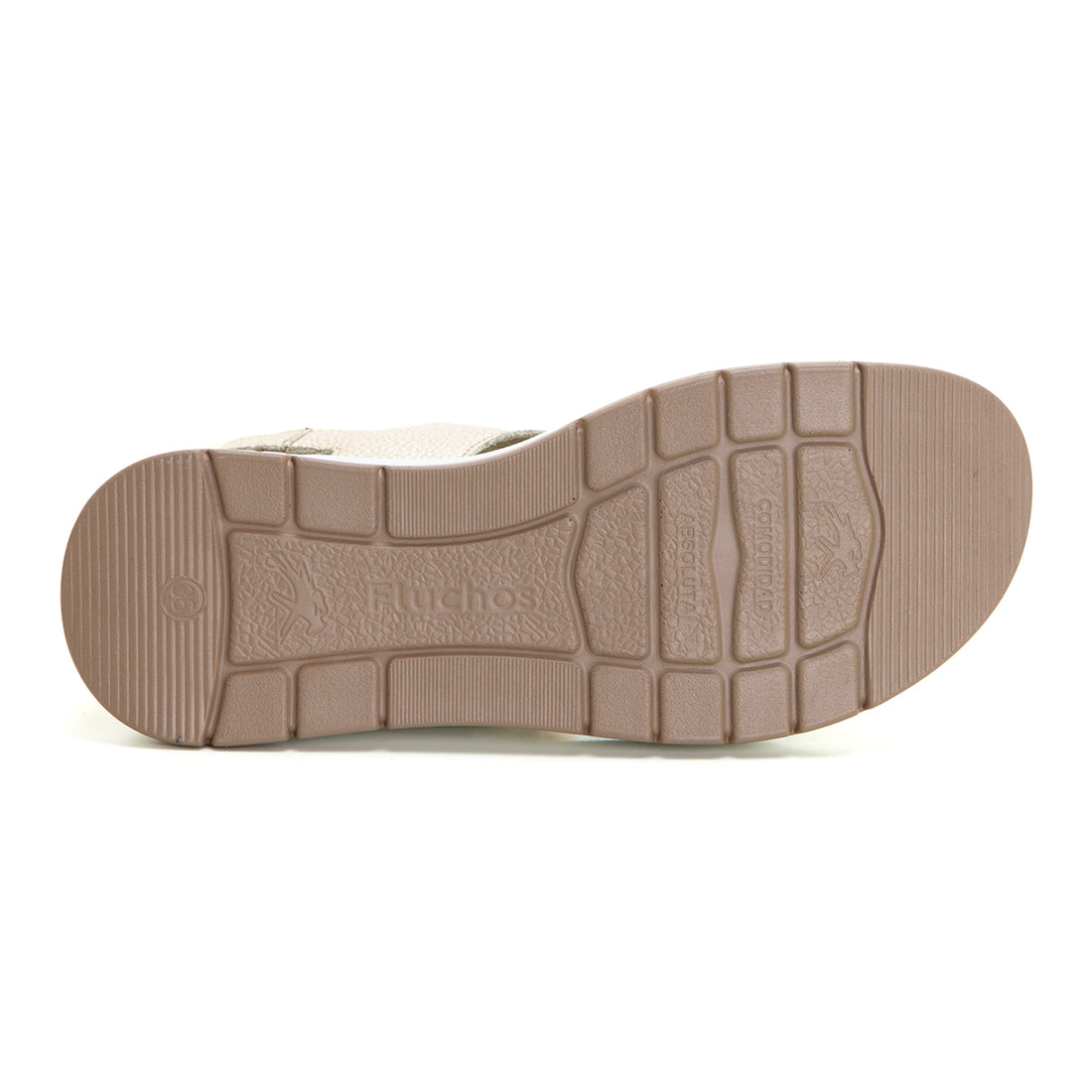 Fluchos F2166 Sandalia confort plana plantilla extraible Raw.