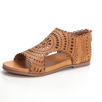 TOP3 SR 24492 Sandalia abotinada cremallera cuero