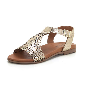 TOP3 SR 24493 Sandalia plana oro